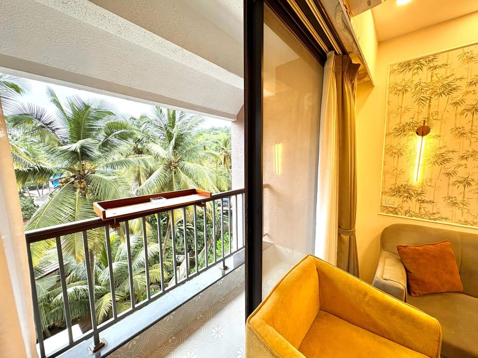 View (from property/room), Balcony/Terrace, Garden view