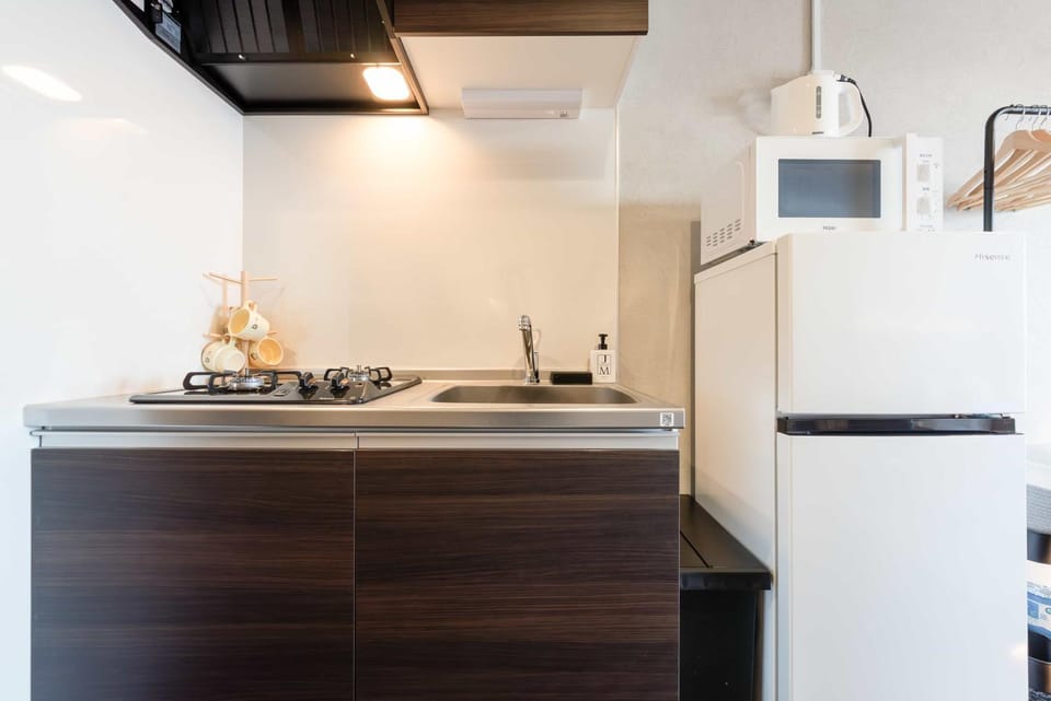 Kitchen or kitchenette, kitchen