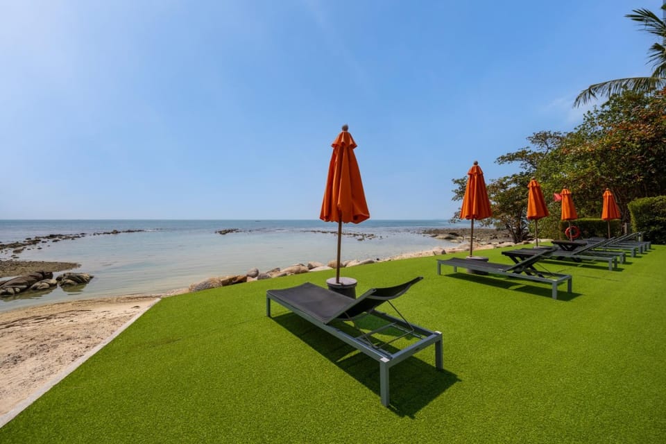Day, Natural landscape, Beach, Sea view, sunbed