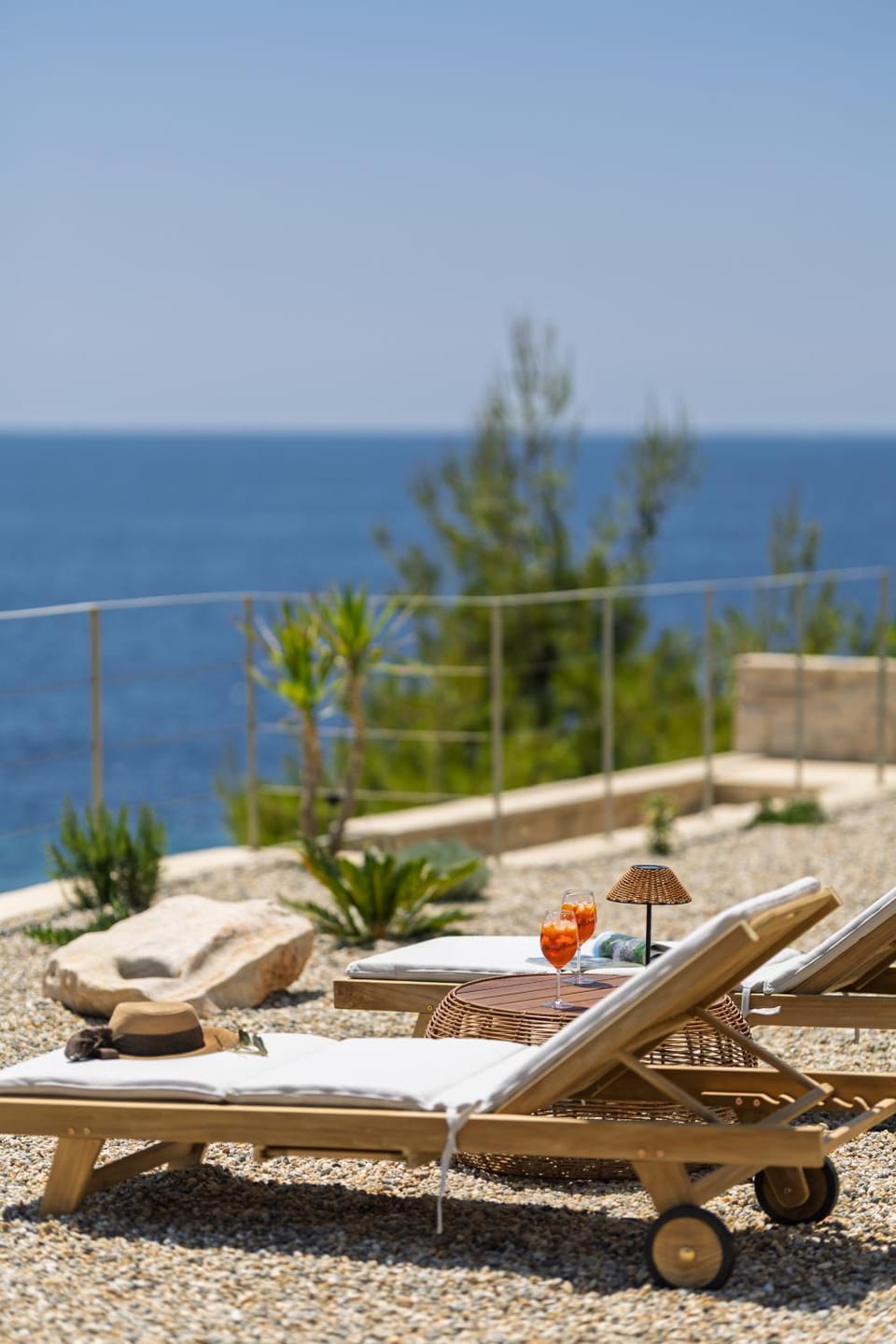 Day, Sea view, sunbed