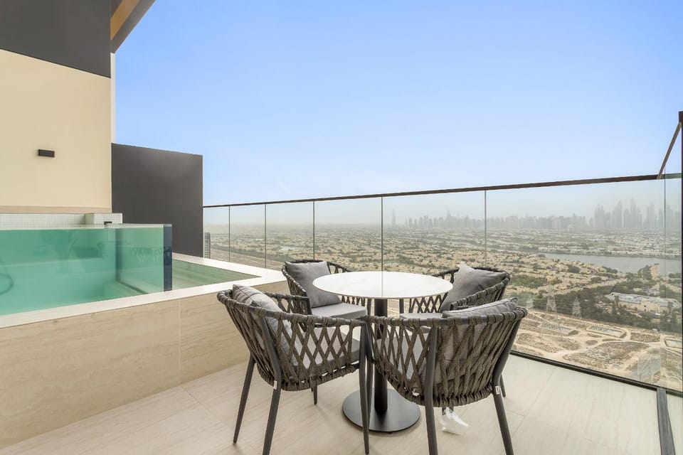 VayK - Stylish 2BR in JVC with Private Pool Apartment in Dubai