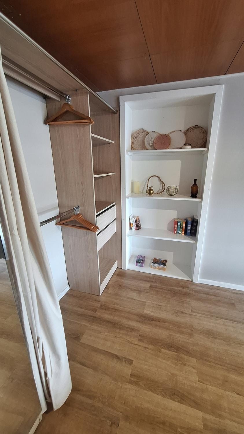 Library, wardrobe
