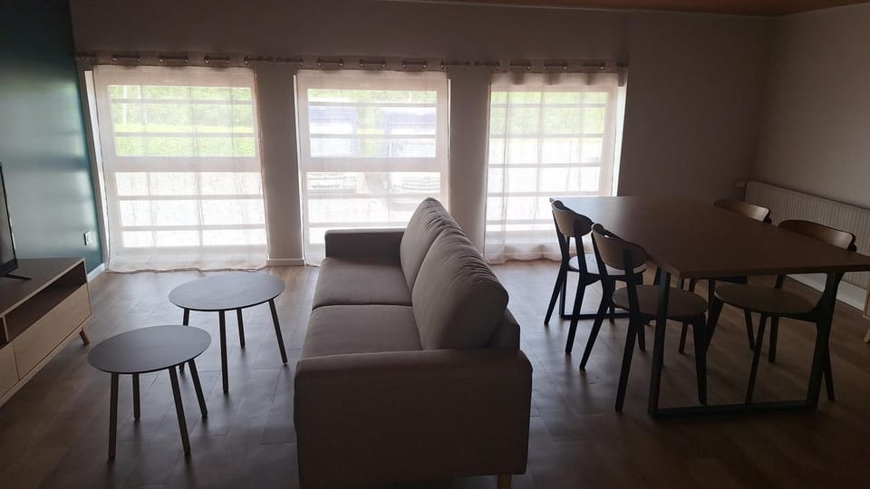 Living room, Seating area, Dining area