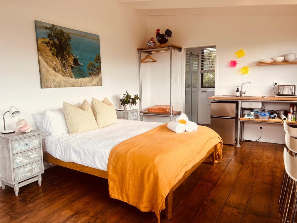 Bed, Coffee/tea facilities, Kitchen or kitchenette, Bedroom