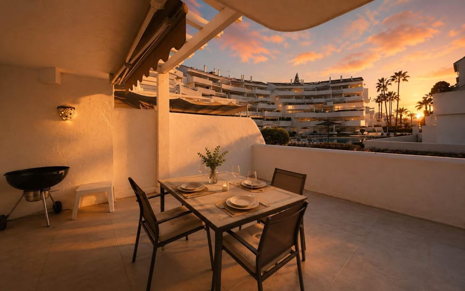 El Dorado Nueva Andalucia Pool Terrace Apartment in Marbella