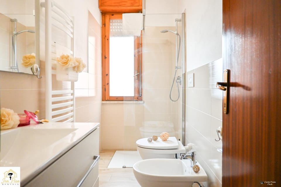 Shower, Toilet, Bathroom, towels