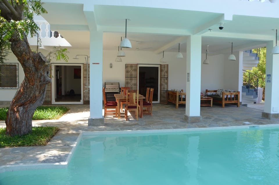 Patio, Balcony/Terrace, Dining area, Pool view, Swimming pool, Swimming pool