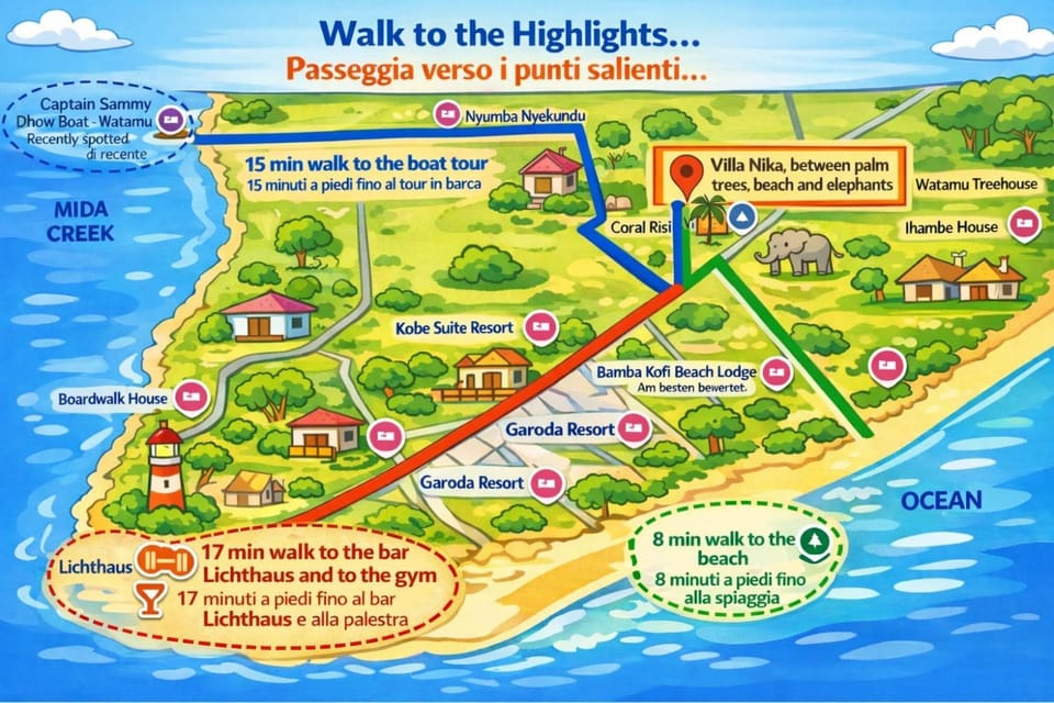 Restaurant/places to eat, Nightclub / DJ, Fitness centre/facilities, Hiking