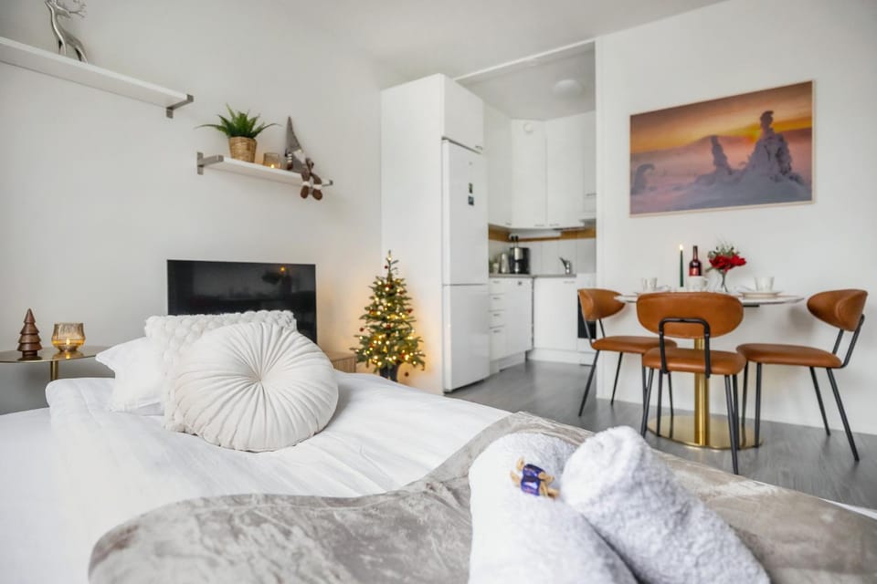 Bed, TV and multimedia, Living room, Photo of the whole room, Bedroom