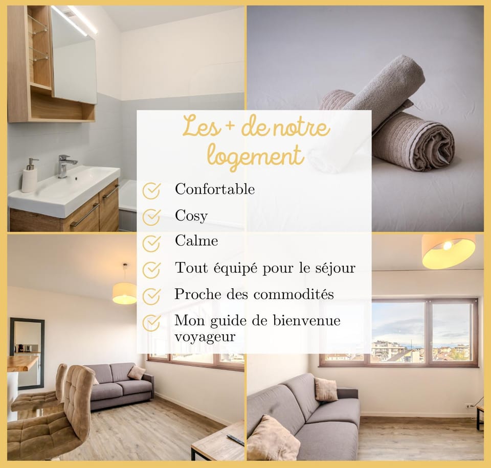 L'Étoile I Studio I Plein centre de Thonon Apartment in Thonon-les-Bains