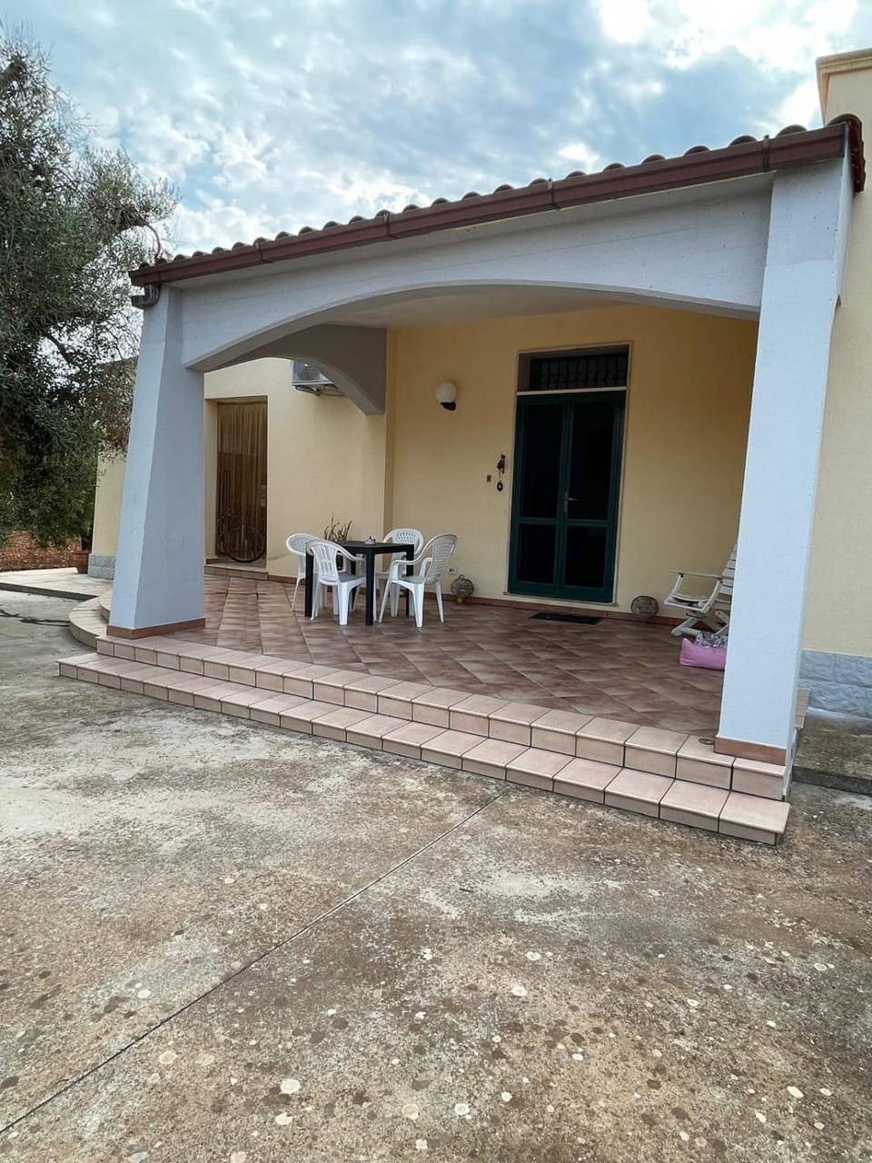 Property building, Patio