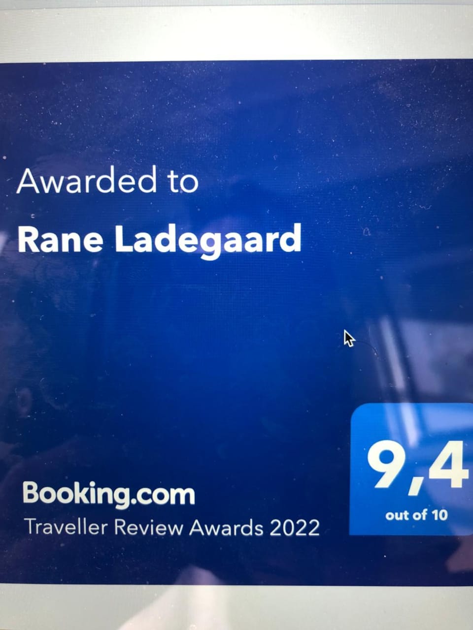 Certificate/Award