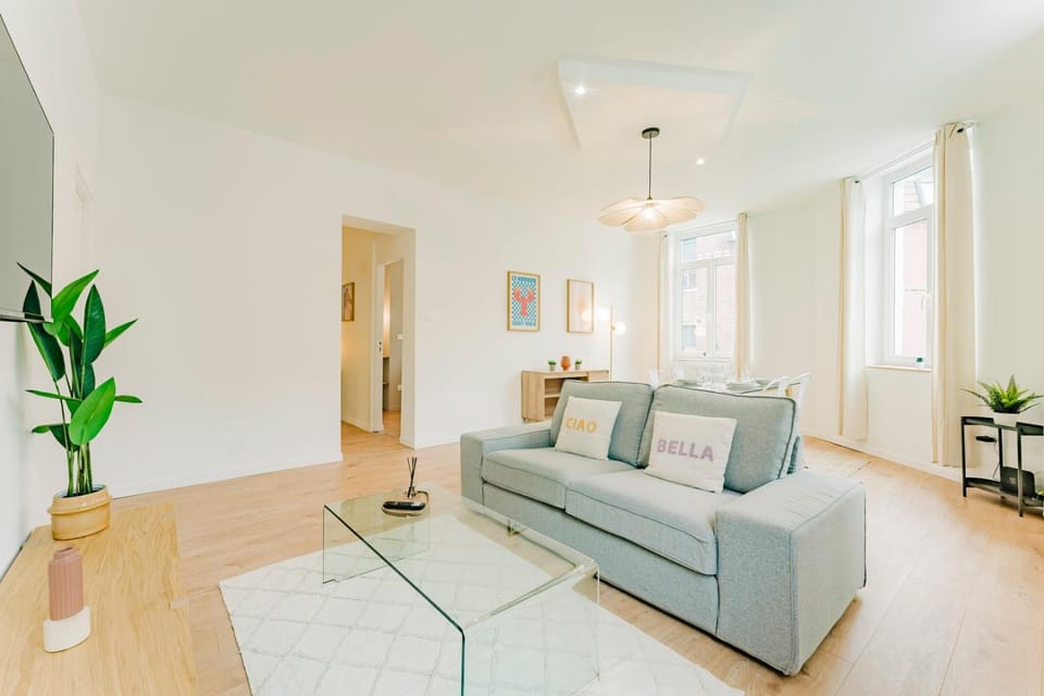 Two-bedroom flat in the centre of Tourcoing Apartment in Flanders