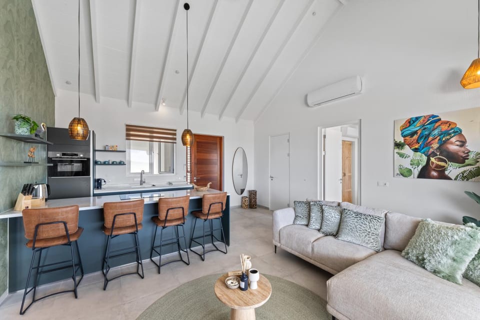 Living room, kitchen
