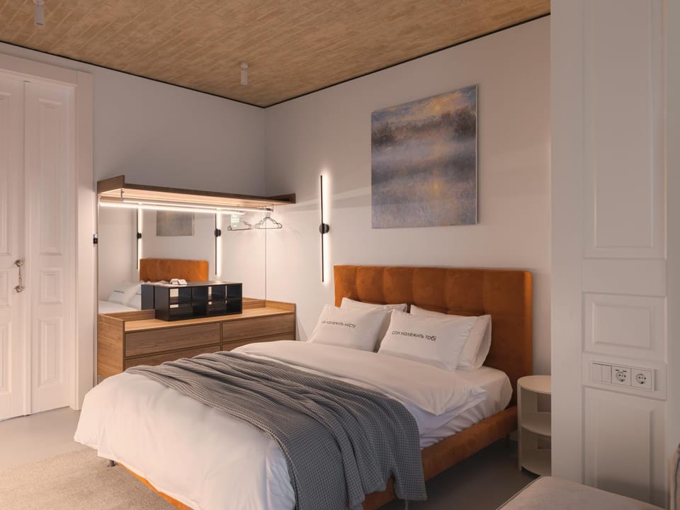 Bed, Bedroom, soundproof, wardrobe