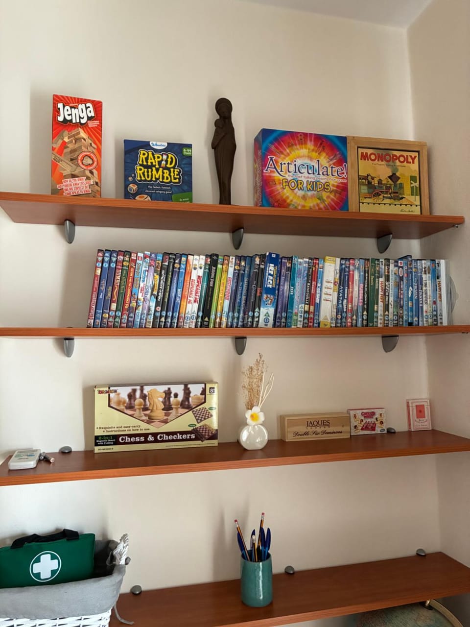 Game Room, Library