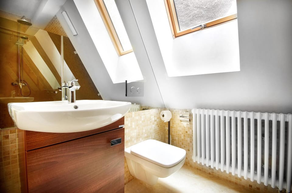 Shower, Toilet, Bathroom, Photo of the whole room