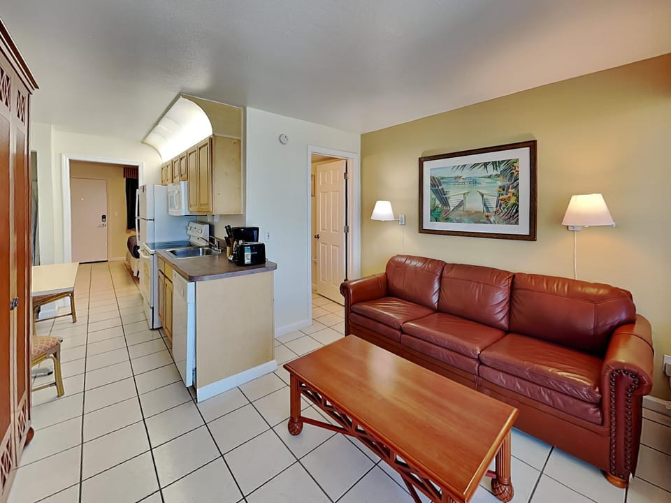 Kitchen or kitchenette, Living room, Seating area, furniture