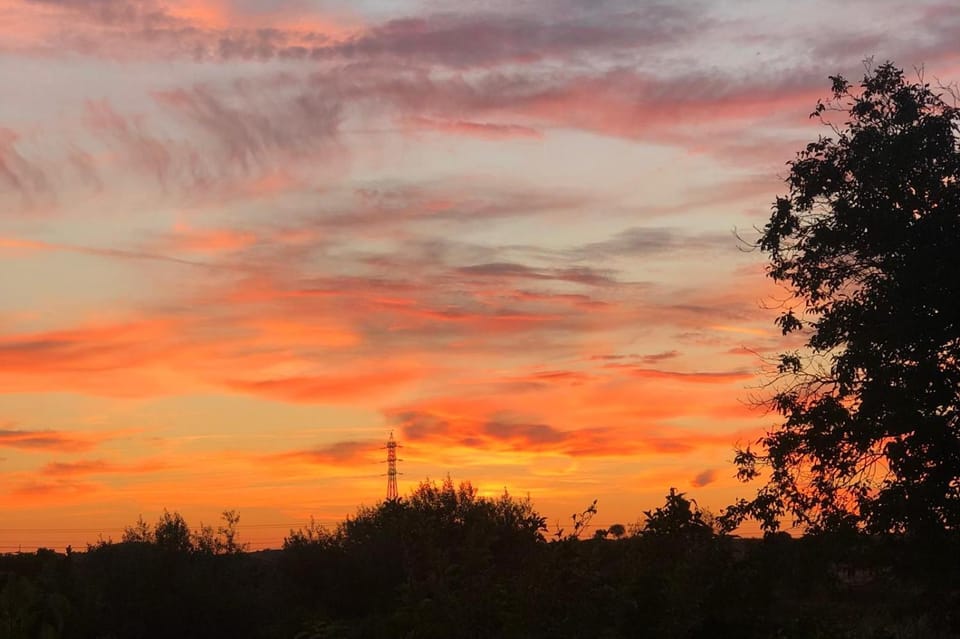 Natural landscape, Sunset