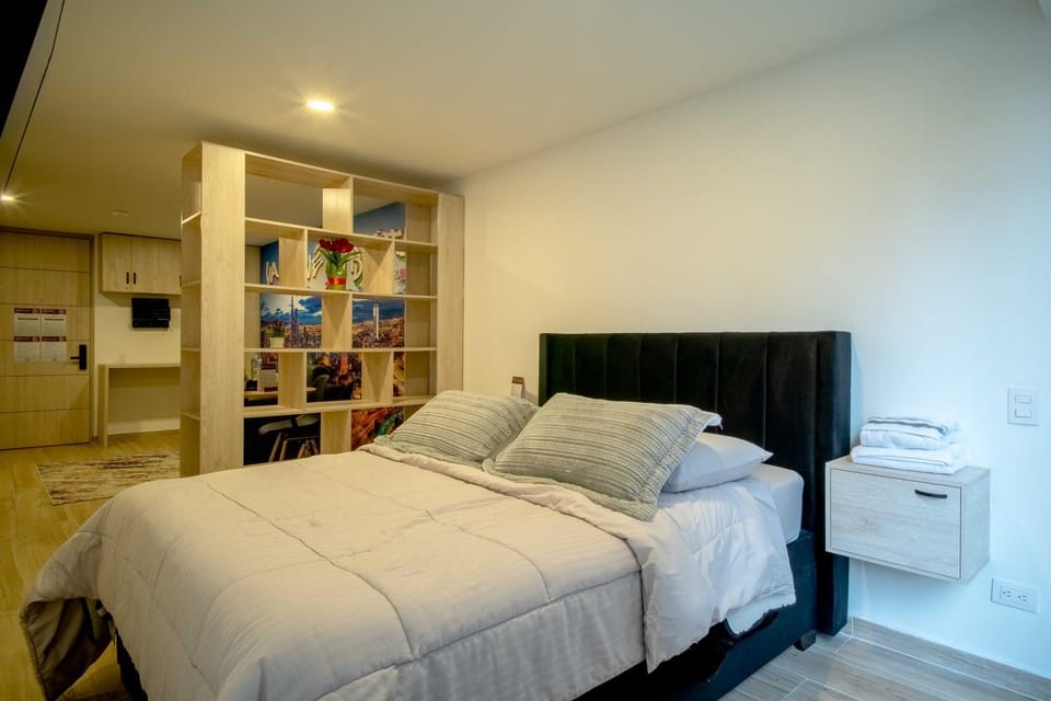 Bed, Photo of the whole room, Bedroom, wardrobe