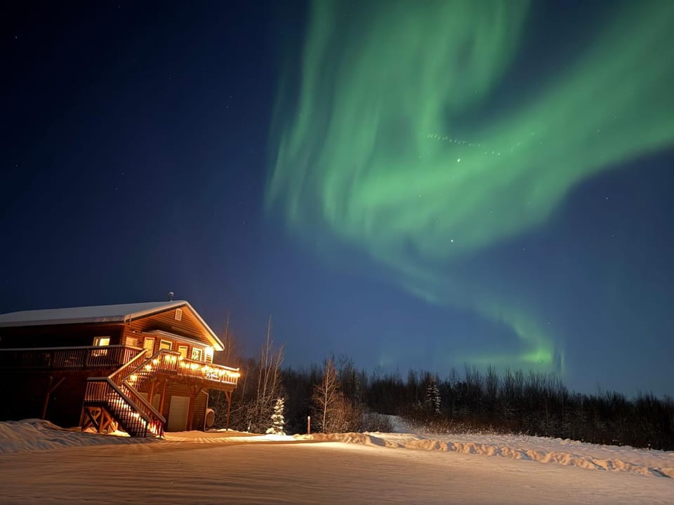 Luxury Aurora Retreat オーロラの House in Alaska