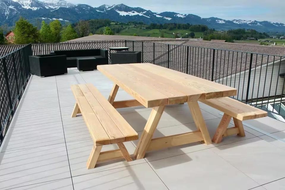 Natural landscape, Balcony/Terrace, Mountain view