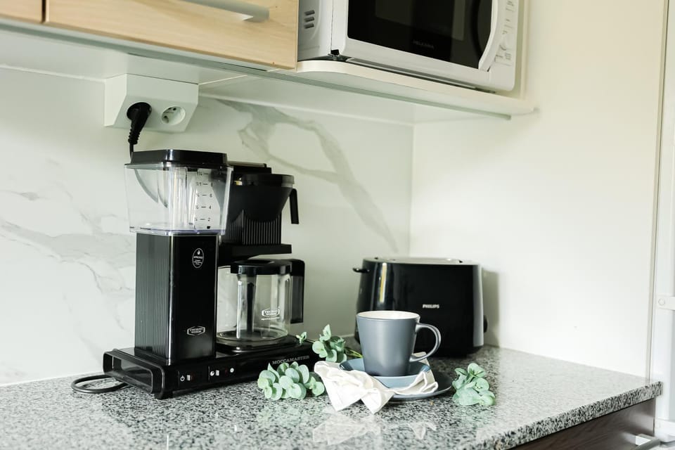 Coffee/tea facilities, Kitchen or kitchenette, toaster
