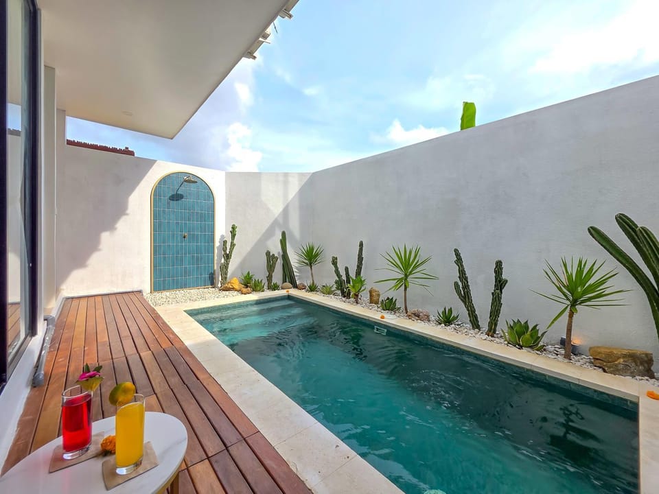 Natural landscape, Pool view, Swimming pool