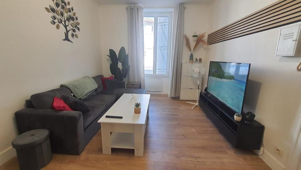 T2 47m2 Cosy & spacieux - proche Gare - Lit Queen Size et NETFLIX - Parking gratuit Apartment in Angoulême