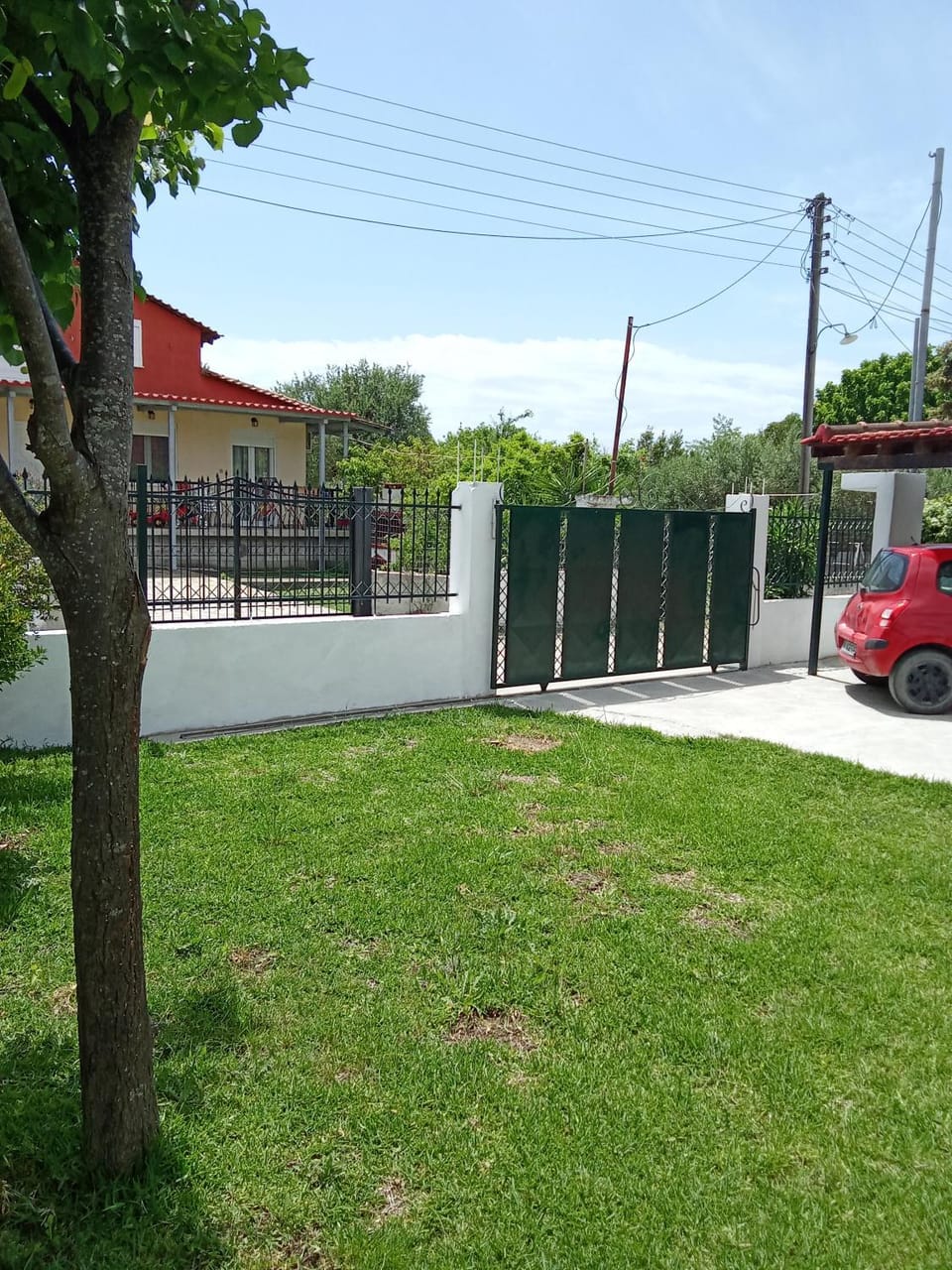 House in garden House in Halkidiki