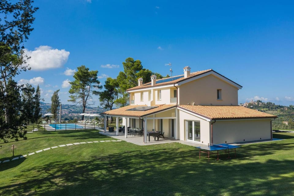 Property building, Natural landscape, Garden, Garden view, Pool view, Swimming pool