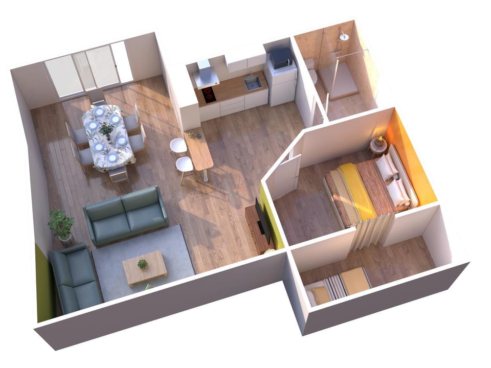 Property building, Bird's eye view