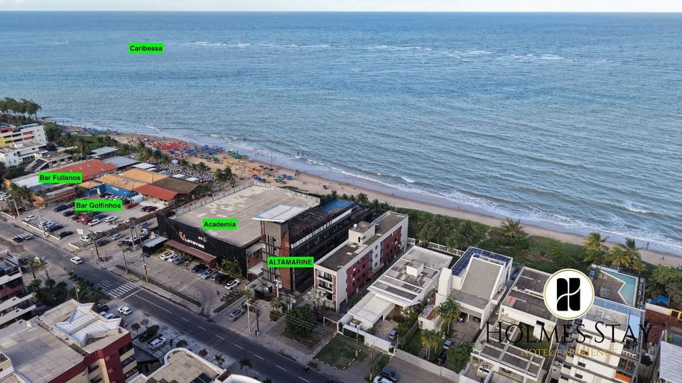 Flat beira-mar pé na areia com varanda Apartment in Cabedelo
