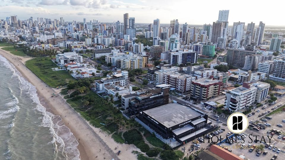 Flat beira-mar pé na areia com varanda Apartment in Cabedelo