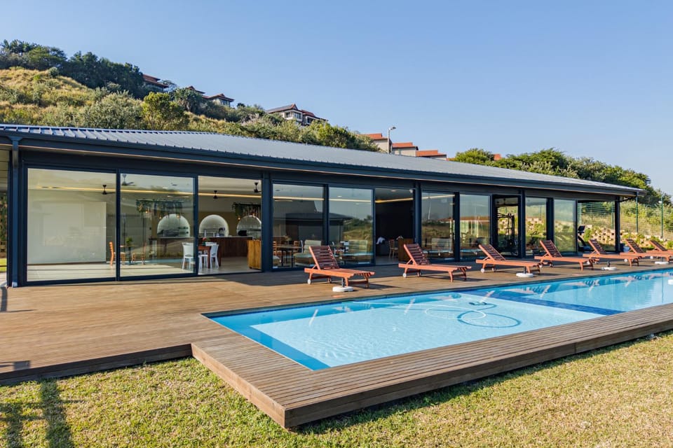 Property building, Pool view
