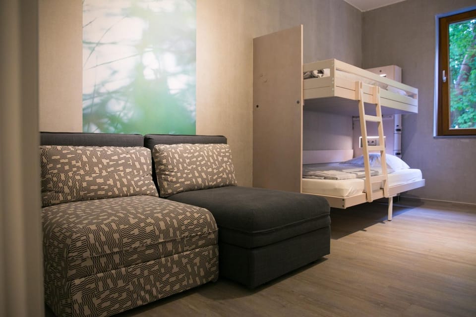 Photo of the whole room, Bedroom, bunk bed