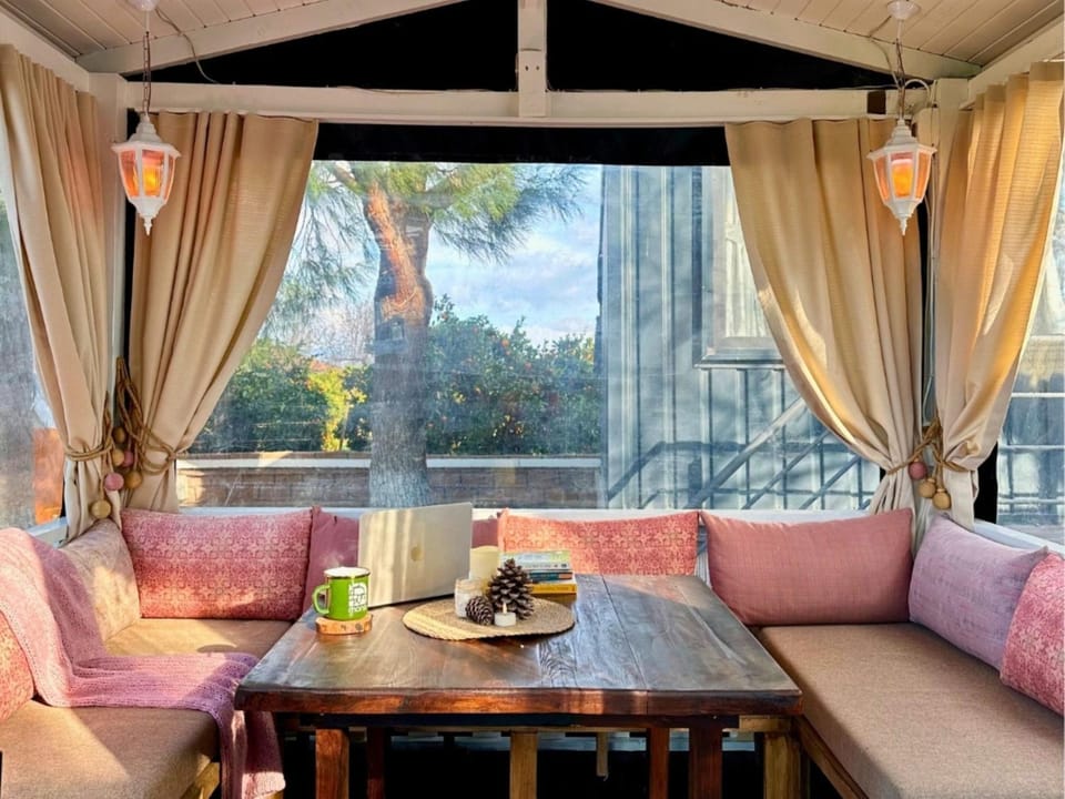 Patio, Seating area, Dining area