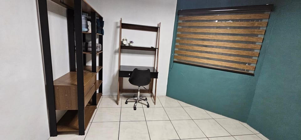 Seating area, wardrobe