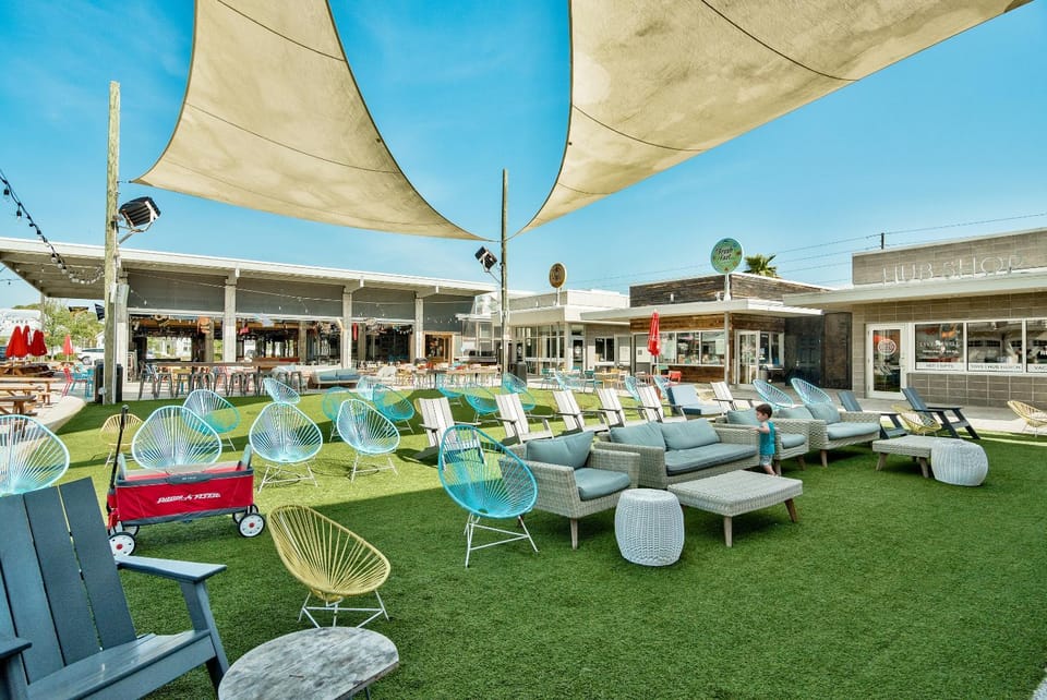 Restaurant/places to eat, Communal lounge/ TV room, Neighbourhood, Seating area, Shopping Area