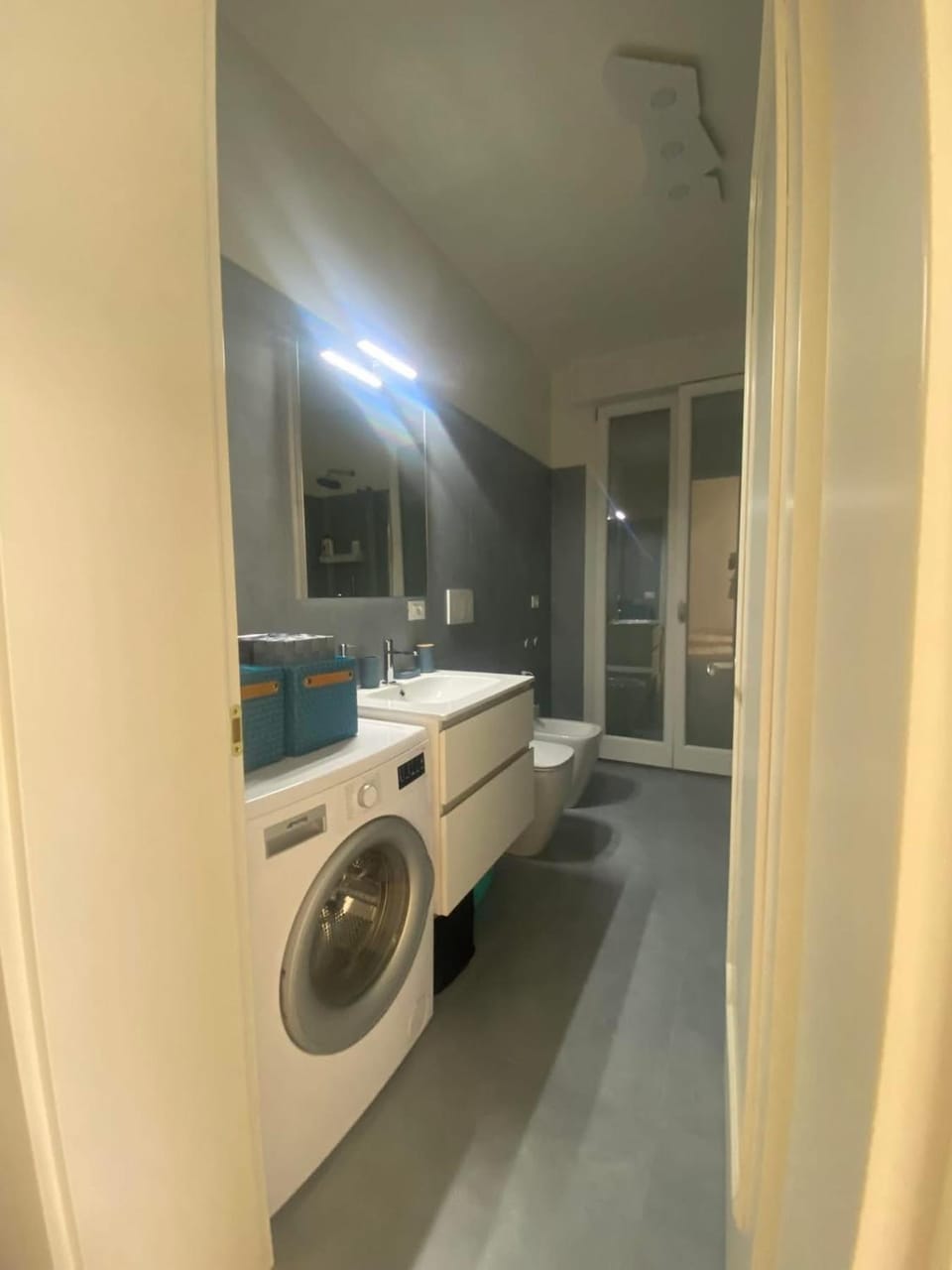 Bathroom, washing machine
