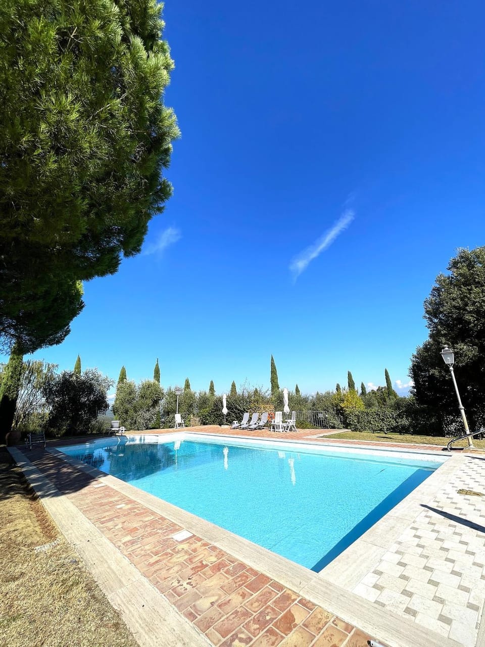 Property building, Living room, Swimming pool