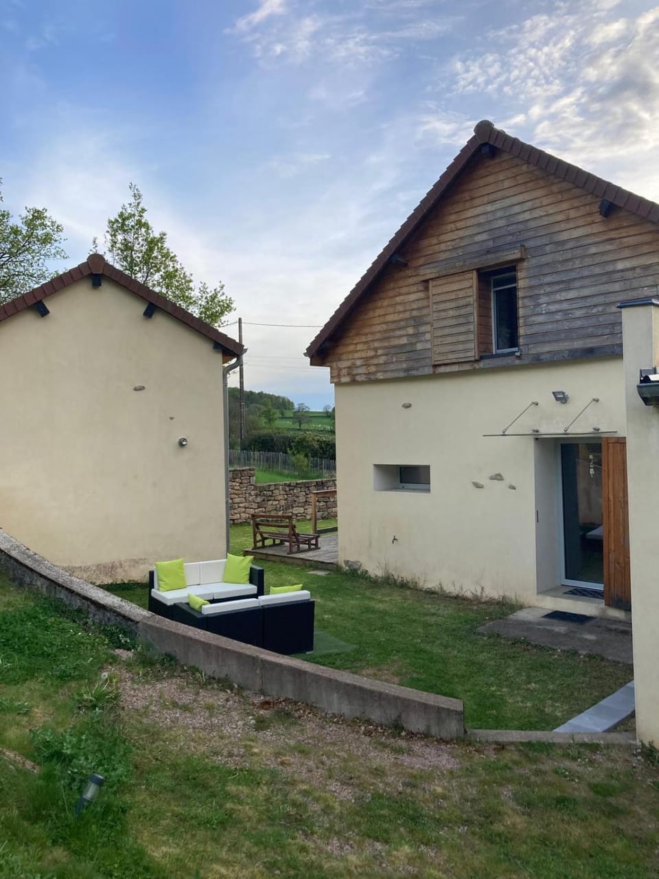 Property building, Patio, Garden view