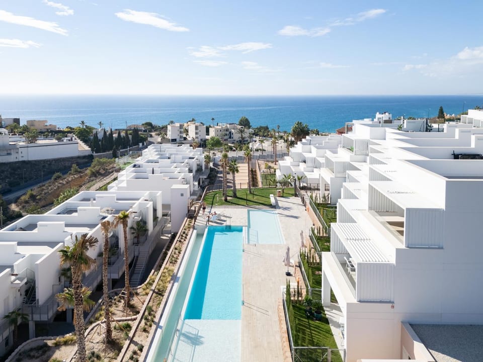 Sea view, Pool, AC, Parking space Apartment in Villajoyosa