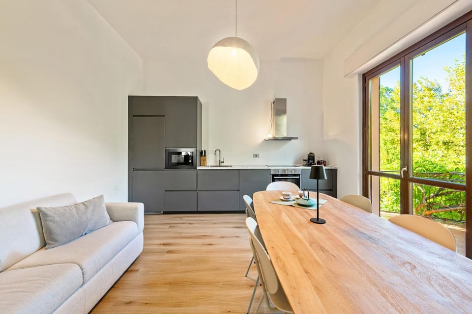 Living room, kitchen