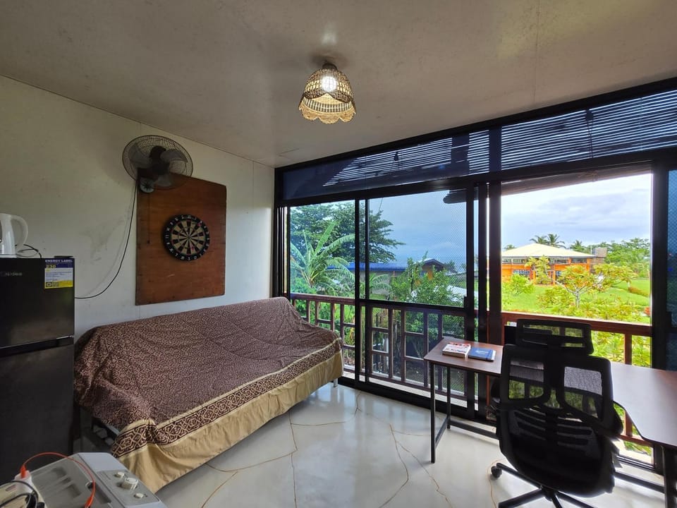 Bed, Natural landscape, Darts, View (from property/room), Balcony/Terrace, Living room