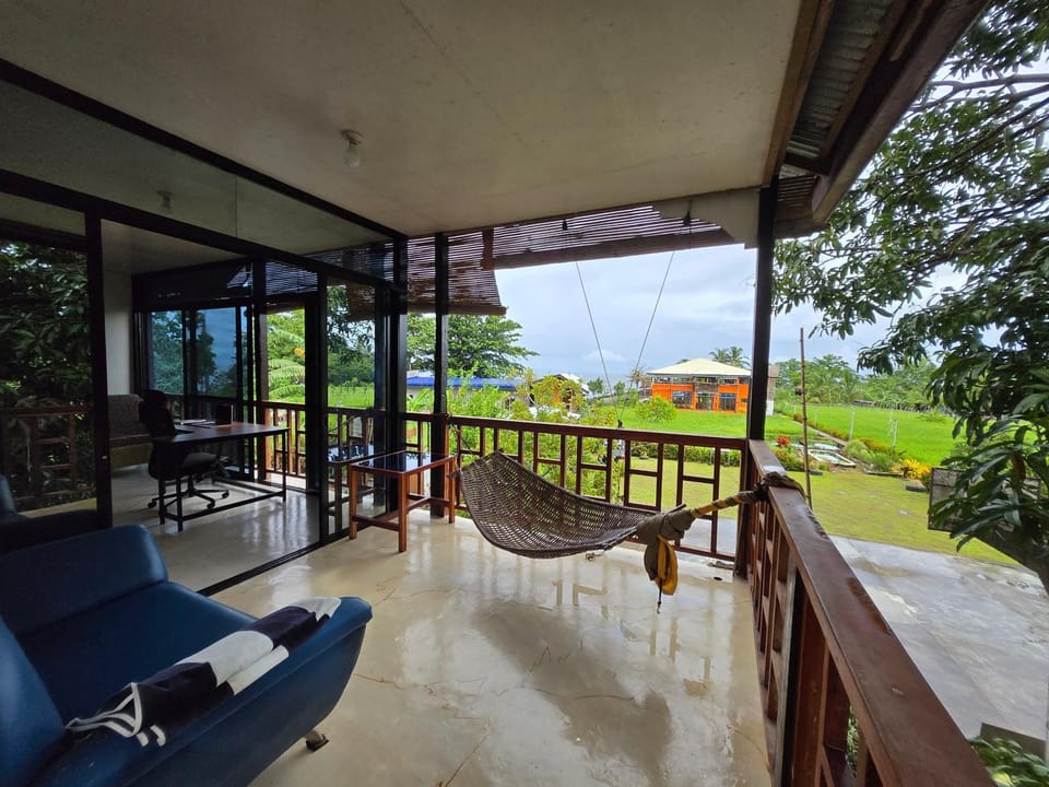Natural landscape, View (from property/room), Balcony/Terrace, Seating area, Garden view