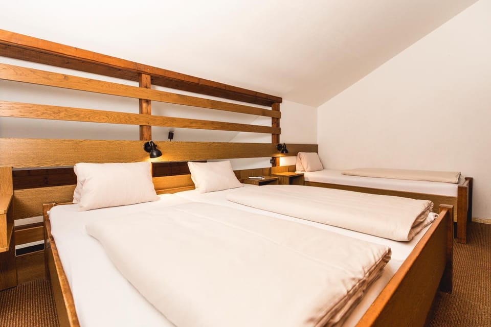 Bed, TV and multimedia, Photo of the whole room, Mountain view