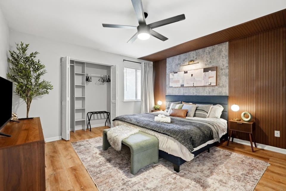 Bed, Bedroom, wardrobe