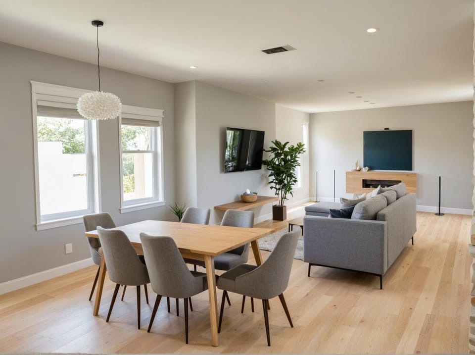 Living room, Dining area
