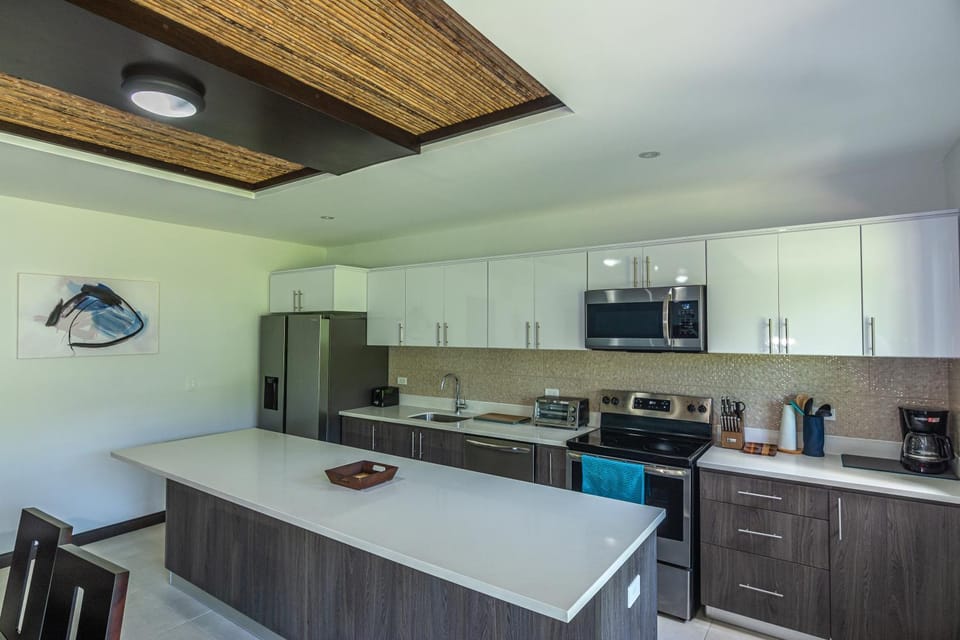 Kitchen or kitchenette, dishwasher, oven, stove, toaster